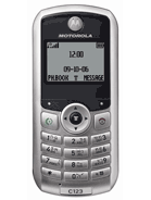 Best available price of Motorola C123 in Yx